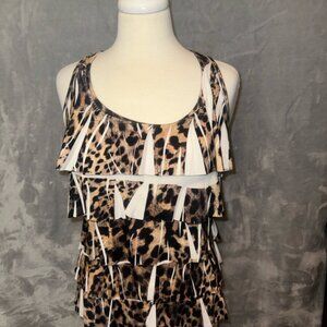 A’gaci A’gaci‎ A’gaci small racer back tank EUC animal print